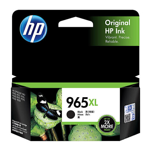 HP #965XL Black Ink Cartridge - 2,000 pages