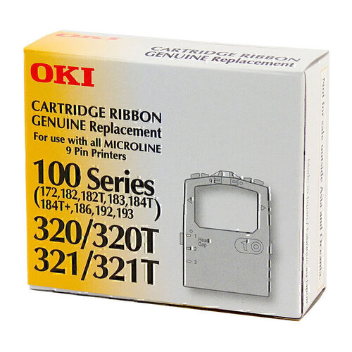 Compatible OKI 100/320 Black Printer Ribbon 44641501