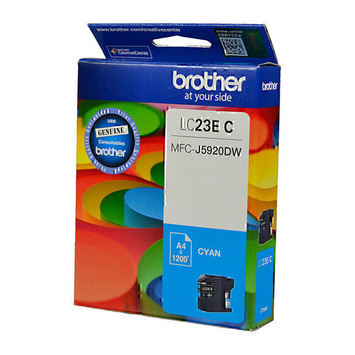 Brother LC23E Cyan Ink Cart