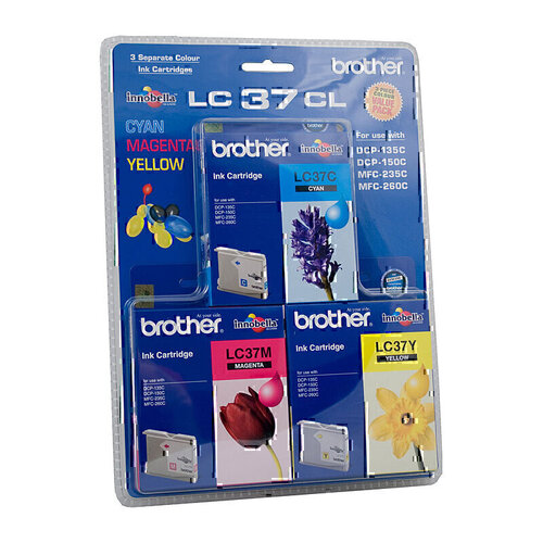 Brother LC37 CMY Colour Pack