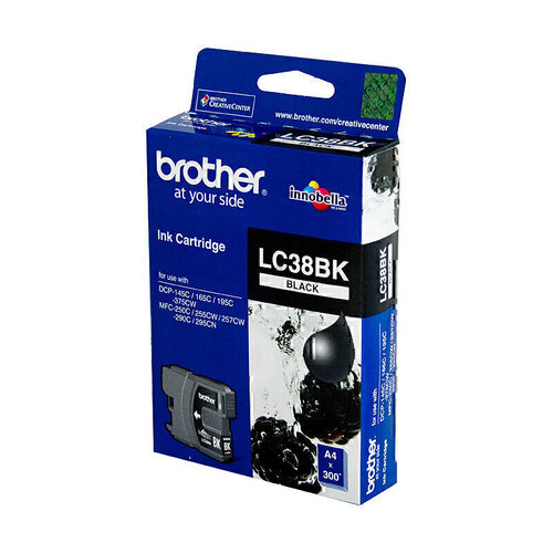 Brother LC38 Black Ink Cart