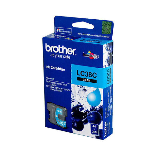 Brother LC38 Cyan Ink Cart