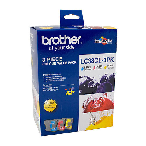 Brother LC38 CMY Colour Pack