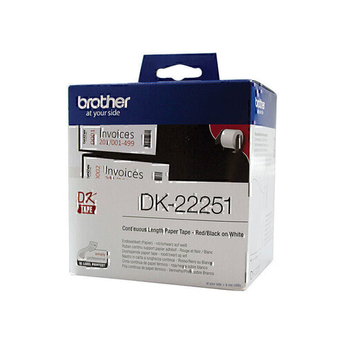 Brother DK22251 White Roll