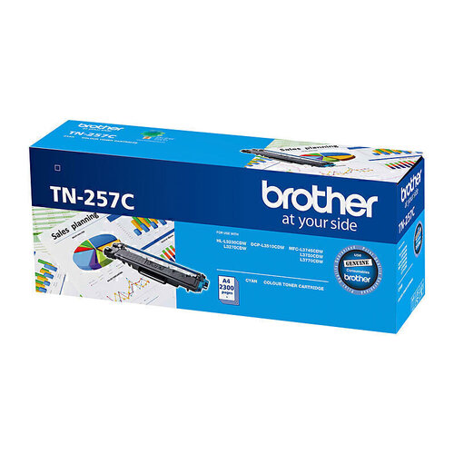Brother TN257 Cyan Toner Cart