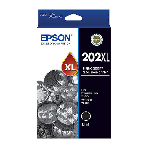 Epson 202XL Black High Yield Ink
