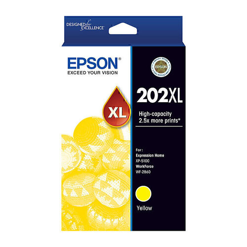 Epson 202XL Yellow High Yield Ink