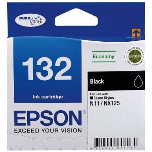 Epson 132 Black Ink Cartridge - 165 pages