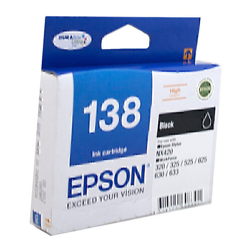Epson 138 Black Ink - 380 pages