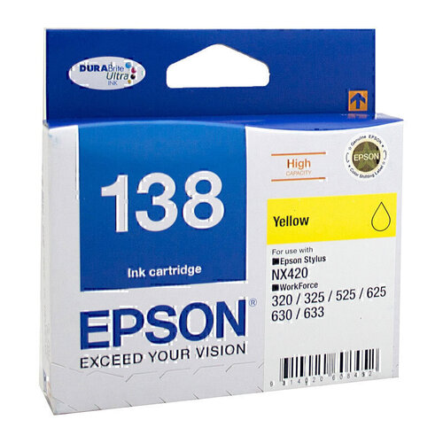 Epson 138 Yellow Ink - 420 pages