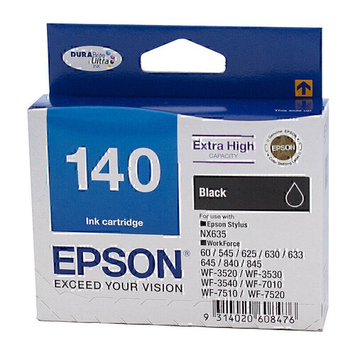 Epson 140 High Yield Black Ink - 945 Pages