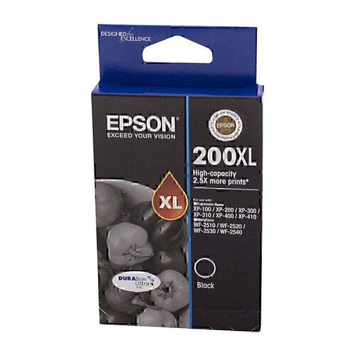 Epson 200 High Yield Black Ink - 500 Pages