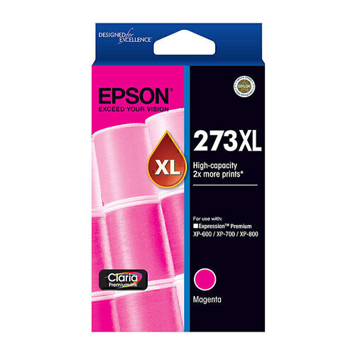 Epson 273XL High Yield Magenta Ink - 650 pages