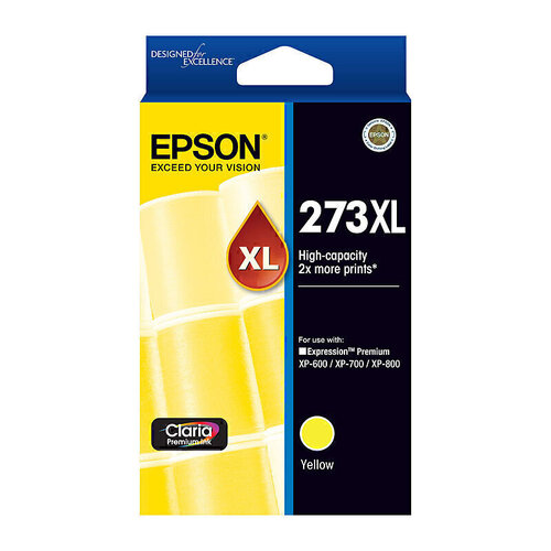 Epson 273XL High Yield Yellow Ink - 650 pages