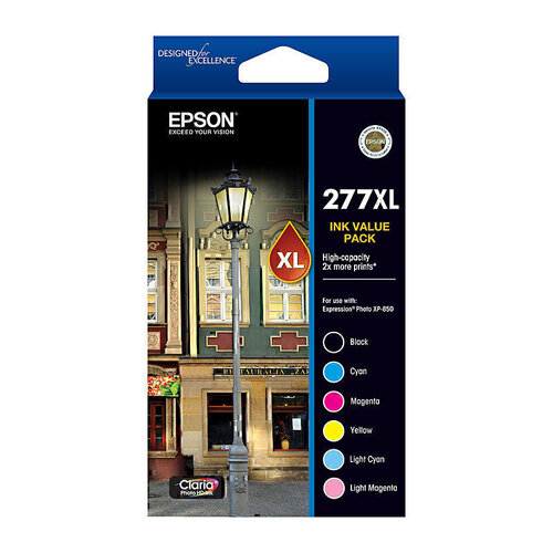 Epson 277XL High Yield 6 Ink Value Pack