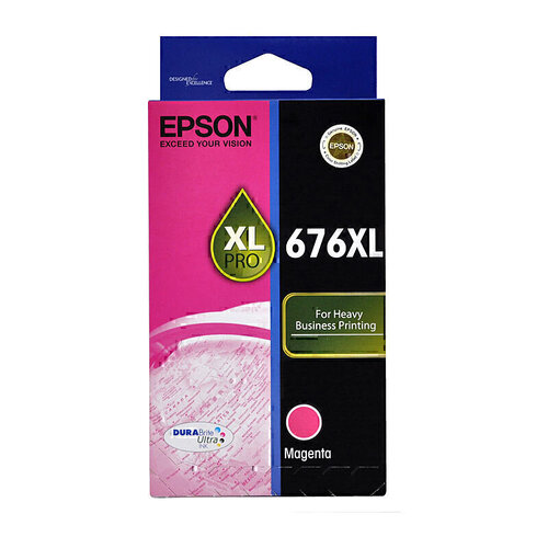 Epson 676XL High Yield Magenta Ink - 1,200 pages