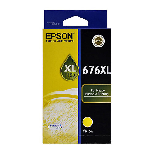 Epson 676XL High Yield Yellow Ink - 1,200 pages
