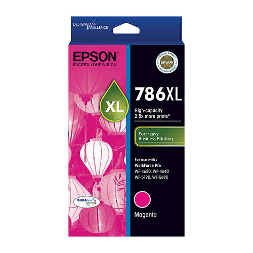 Epson 786XL High Yield Magenta Ink - 2,000 pages