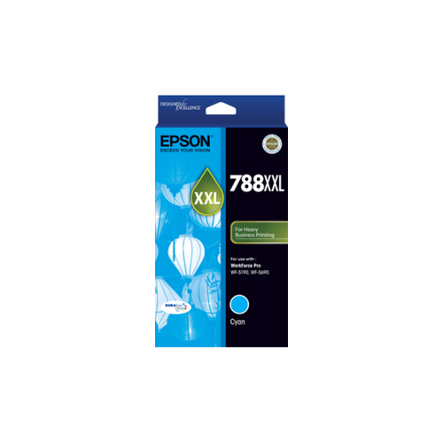 Epson 788XXL Extra High Yield Cyan Ink - 4,000 pages