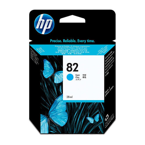 HP C4911A #82 Cyan Ink - 3,200 pages