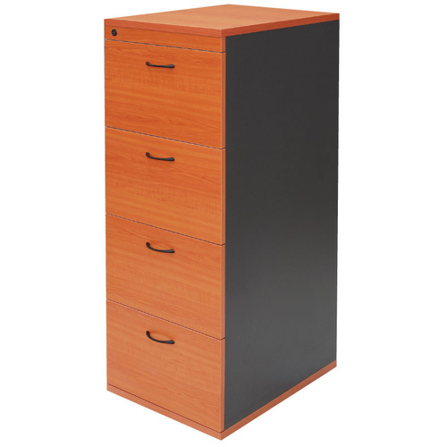 Rapid Worker Filing Cabinet 4 Drawer Cherry