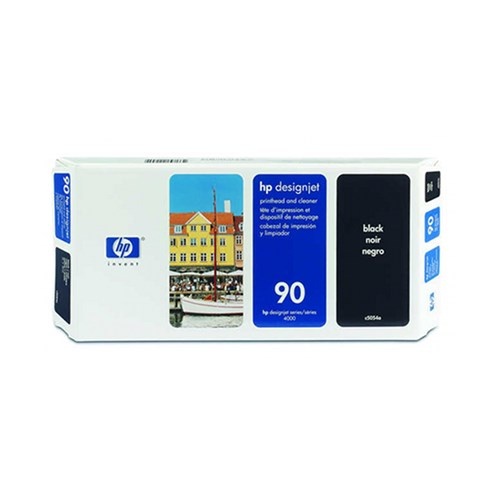 HP 90 C5054A Black Printhead and Cleaner DesignJet 4000