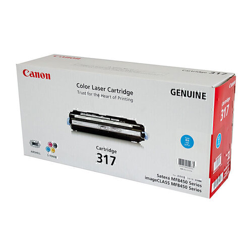 Canon CART317 Cyan Toner - 4,000 pages