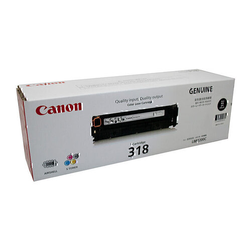 Canon CART318 Black Toner - 3,100 yield 