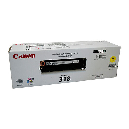 Canon CART318 Yellow Toner