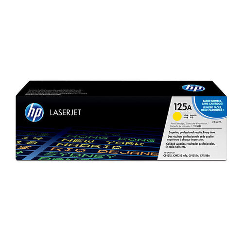 HP CB542A Yellow Toner - 1,400 pages