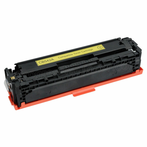 Compatible HP CB542A #125A Yellow Toner - 1,400 pages