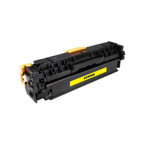 Compatible HP CC532A 304A Yellow Toner - 2,800 pages