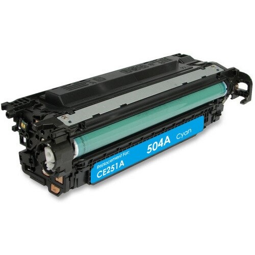 Compatible HP CE251A #504A Cyan Toner - 7,000 pages 