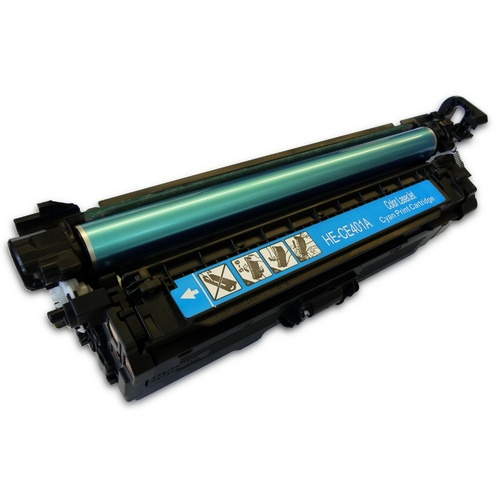 Compatible HP CE401A #507A Cyan Toner - 6,000 pages 
