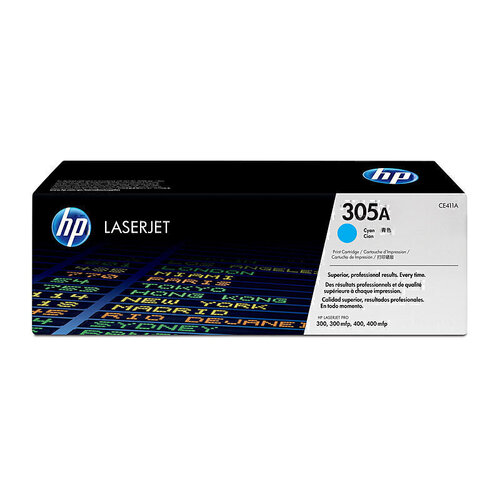 HP CE411A Cyan Toner - 2,600 pages