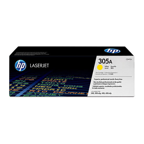 HP CE412A Yellow Toner - 2,600 pages