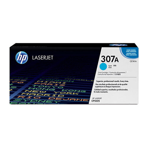 HP CE741A Cyan Toner - 7,300 pages