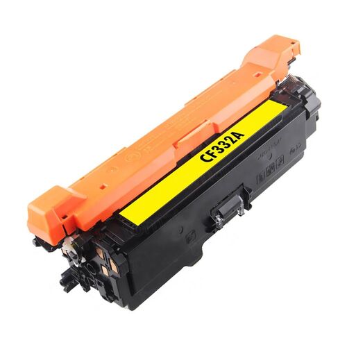 Compatible #654X CF332A Yellow Toner - 15,000 pages