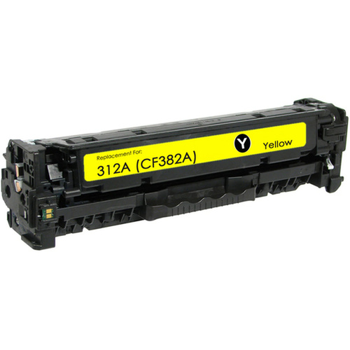 Compatible HP CF382A Yellow Toner - 2,700 pages