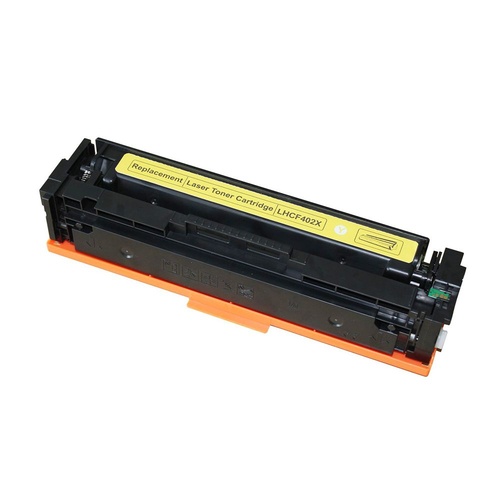 Compatible HP CF402X #201X Yellow Toner - 2,300 pages