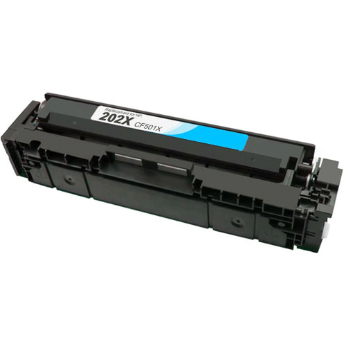 Compatible HP CF501X #202X Cyan Toner - 2,500 pages