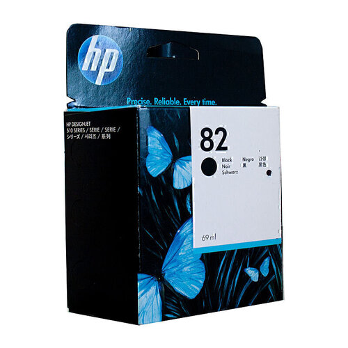 HP #82 Black Ink - 3,200 pages