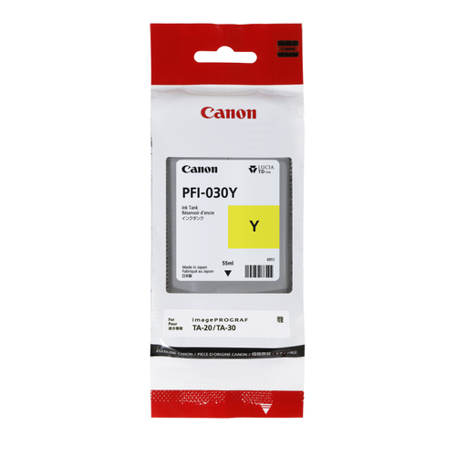 Canon PFI030 Yellow Ink