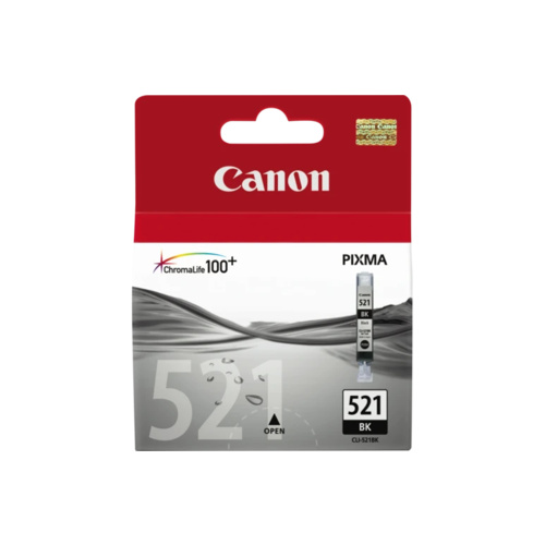 Canon CLI521 Black Ink Cartridge - 1,250 pages