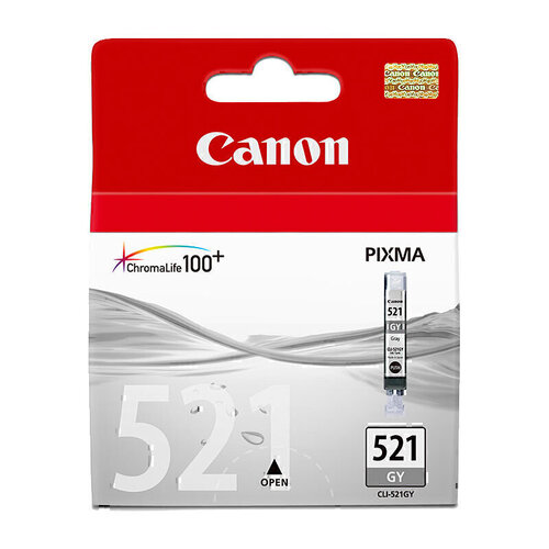 Canon CLI521 Grey Ink Cartridge - 1,370 pages