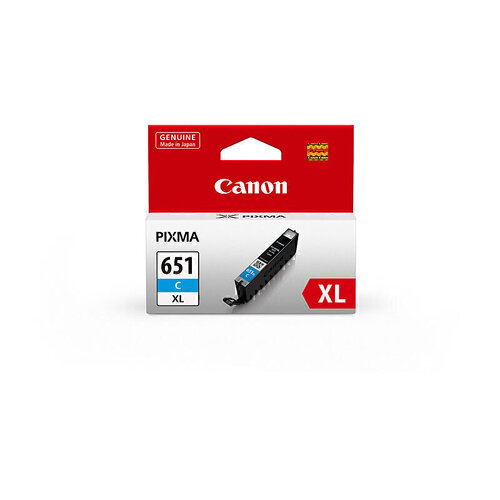 Canon CLI651XL Cyan Ink - 695 pages