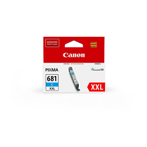 Canon CLI681XXL Extra High Yield Cyan Ink 