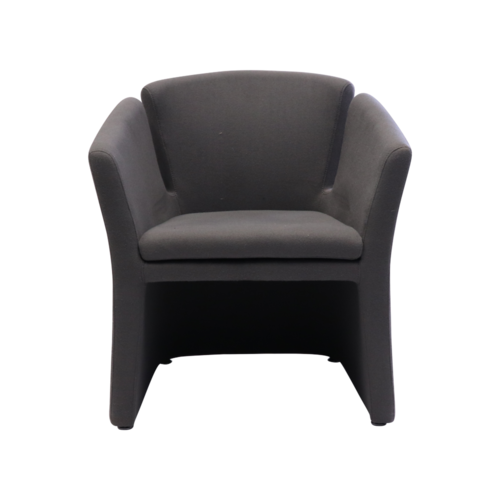Clover Tub Reception Chair Charcoal