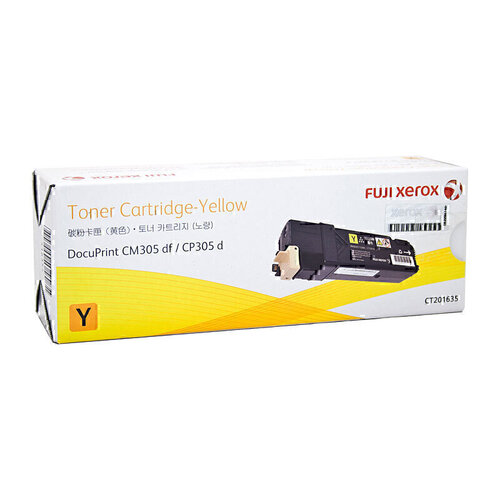Fuji Xerox Docuprint CM305 CT201635 Yellow Toner - 3,000 pages