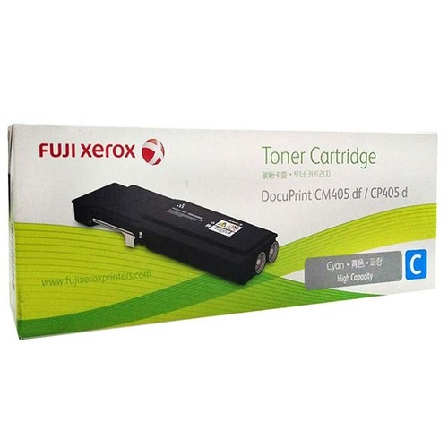 Fuji Xerox 405 Cyan Toner Cartridge - 11,000 pages